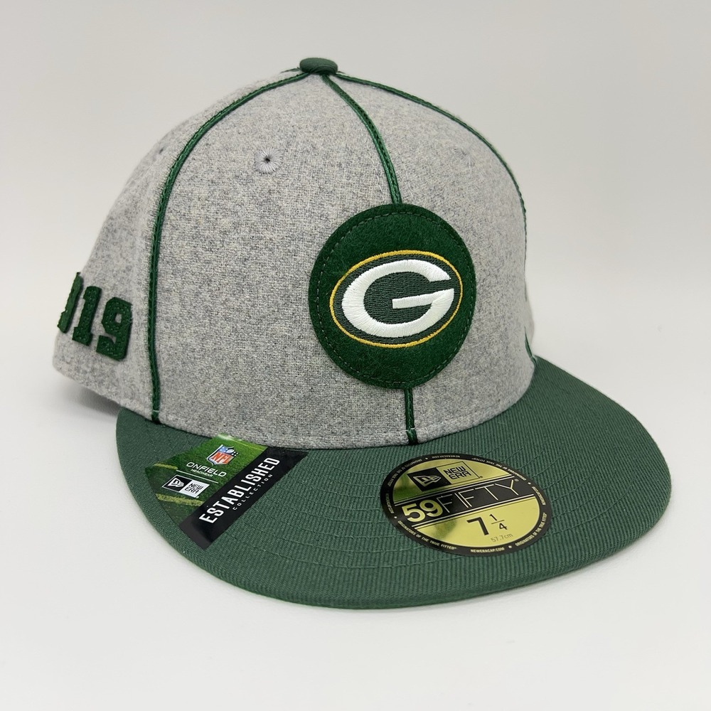 Green Bay Packers Hat Cap Fitted Size 7-1/4 New Era NFL On Field 59Fifty NEW